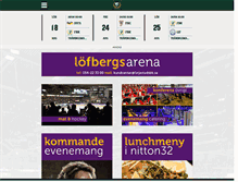 Tablet Screenshot of lofbergslilaarena.se